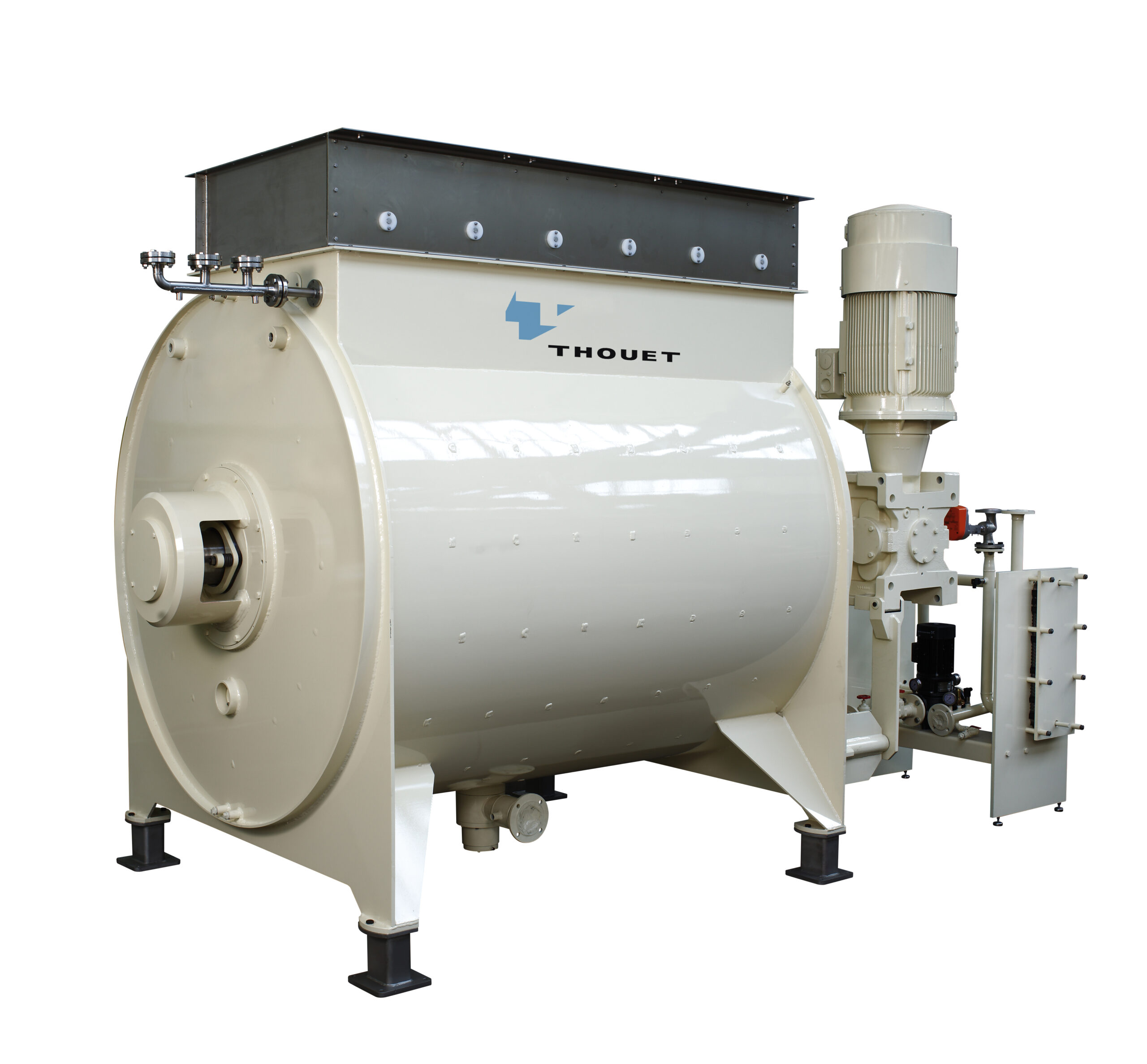 Single shaft dry conche