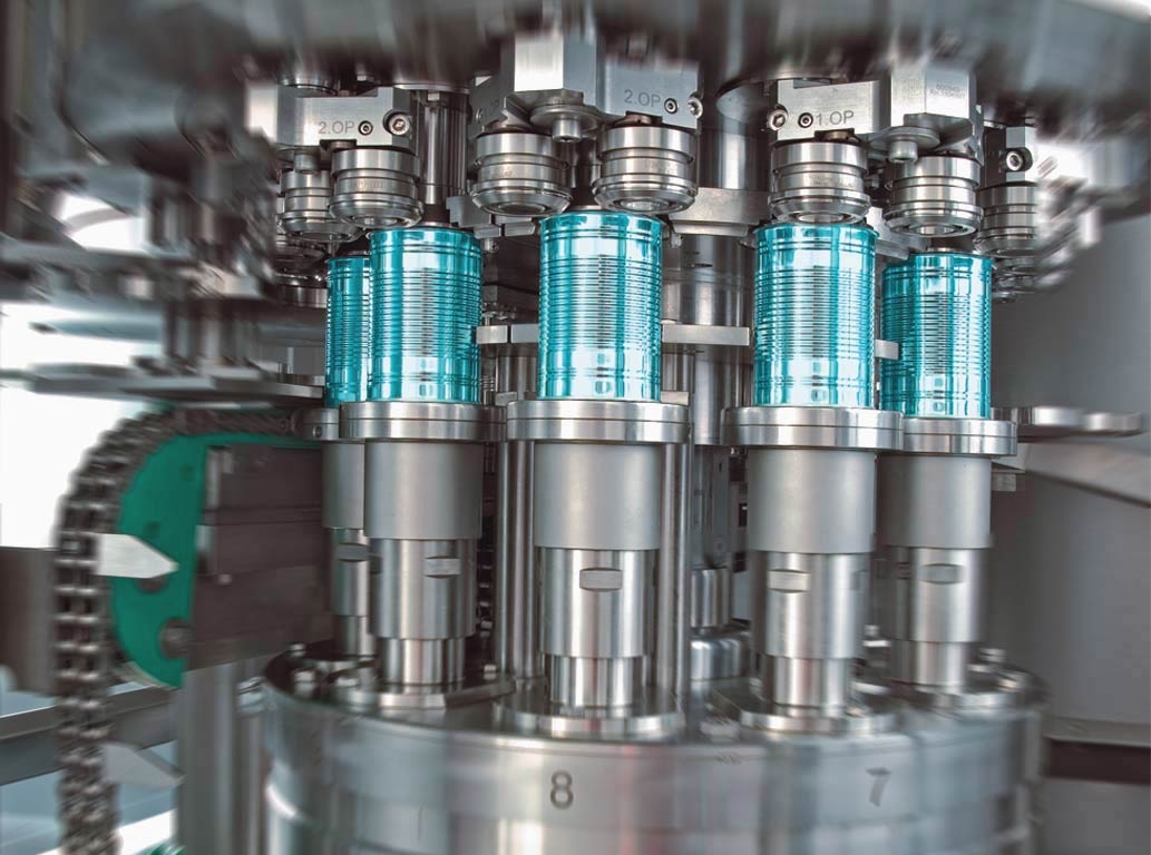 Sešívačka plechovek pro potravinářské výrobky