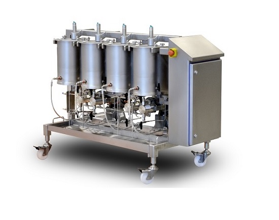 Systém změny barvy pro extrudované obiloviny