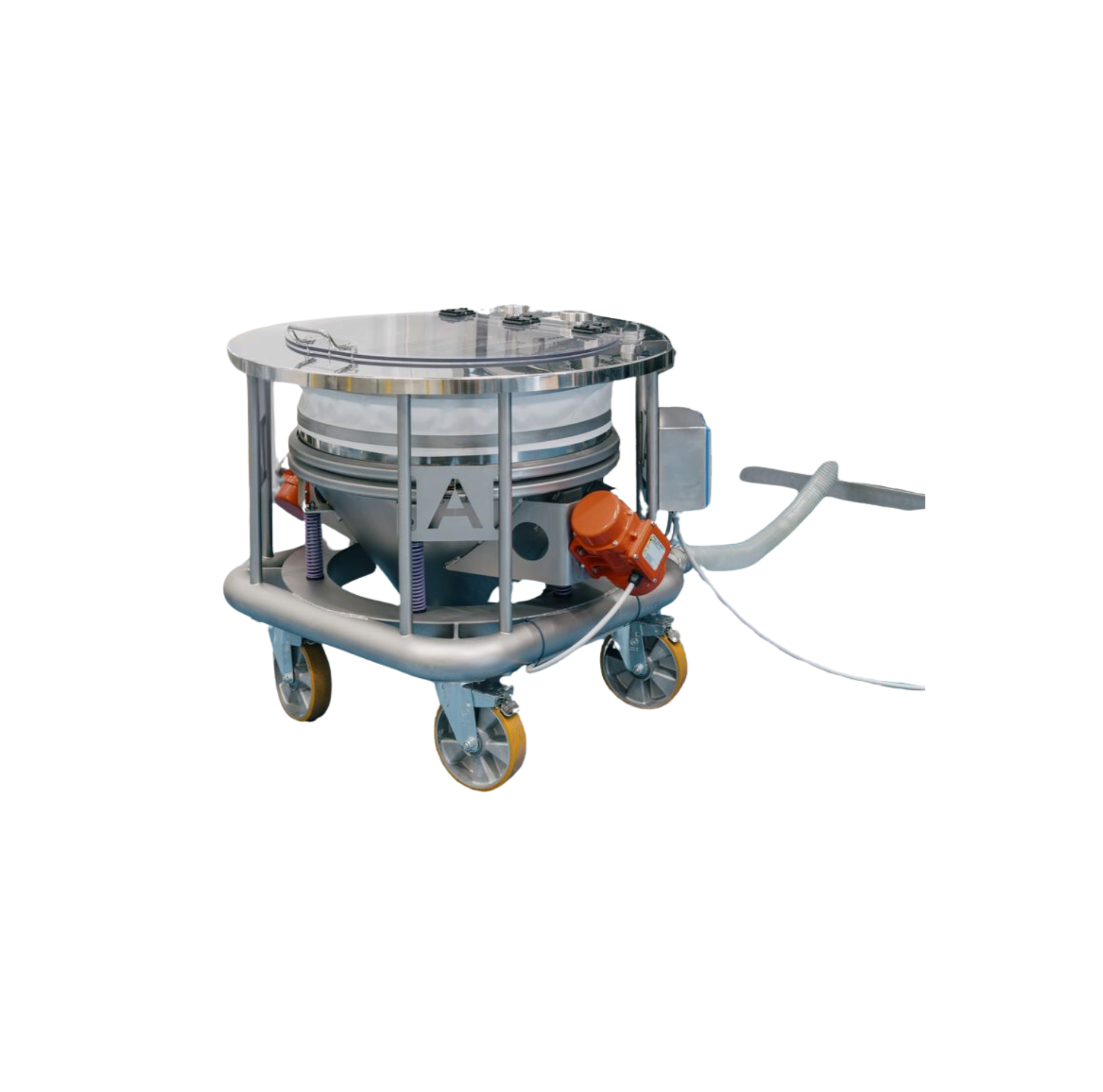 Wheeled Vibrating Sifter for Powder Screening and Safety Sieving