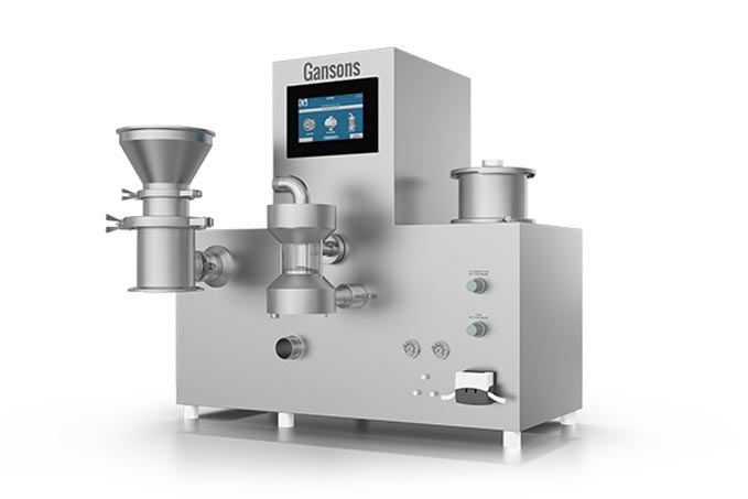 Laboratory multi-process pharma R&D equipment for granulation drying coating and blending