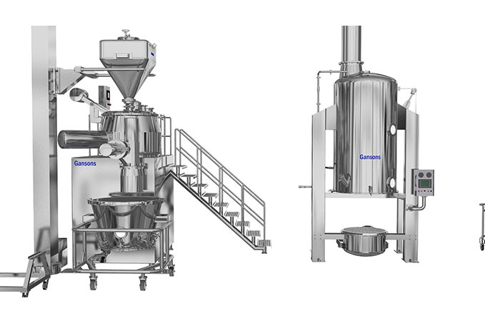 Integrated granulation line for pharmaceutical tablet manufacturing